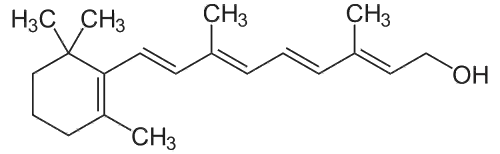 Vitamin A Chemical Structure