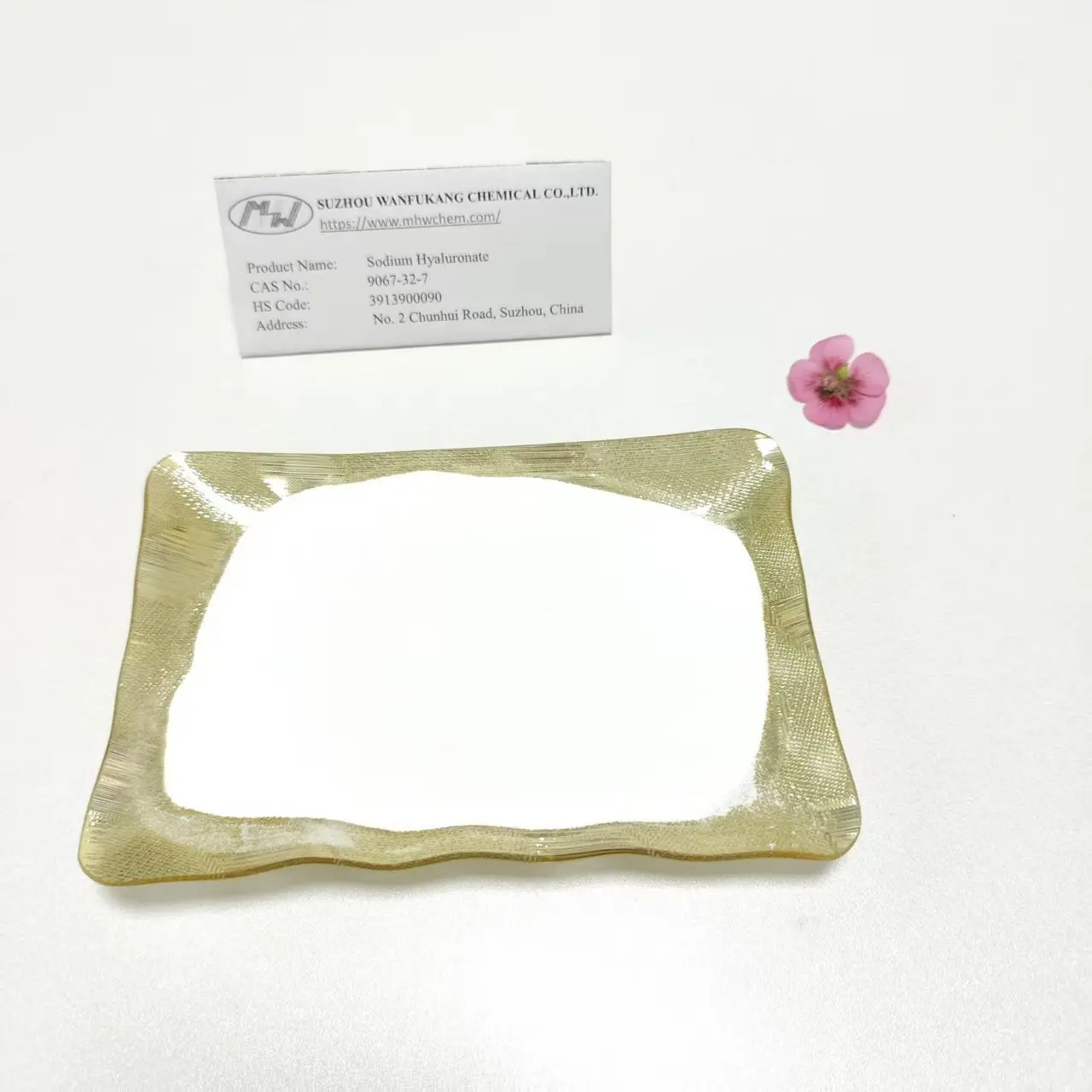 High-Quality Sodium Hyaluronate Anti-aging Supplement Raw Material Suppliers, Factory