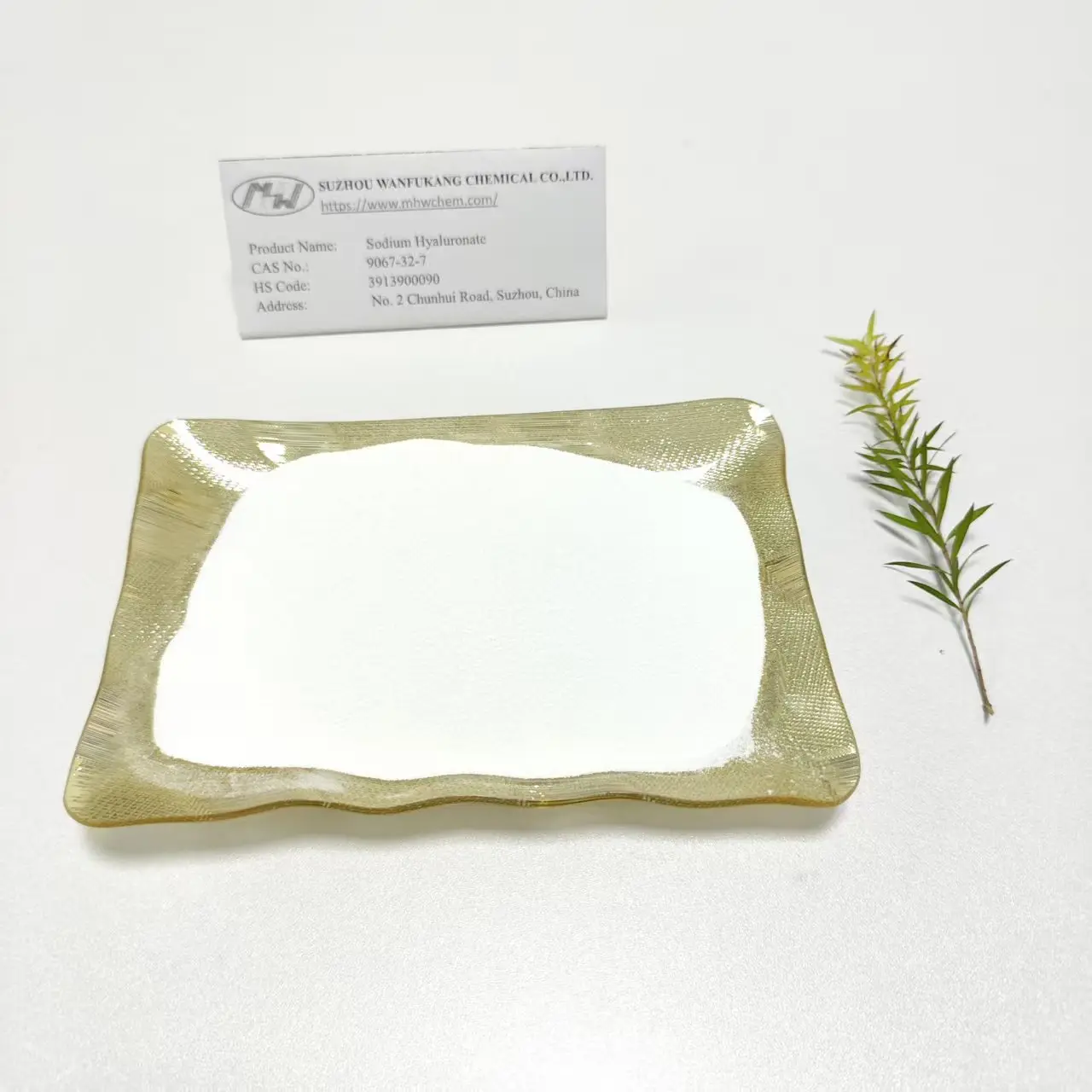 China Halal Sodium Hyaluronate Food Grade Assay Above 95% Supplier, Factory