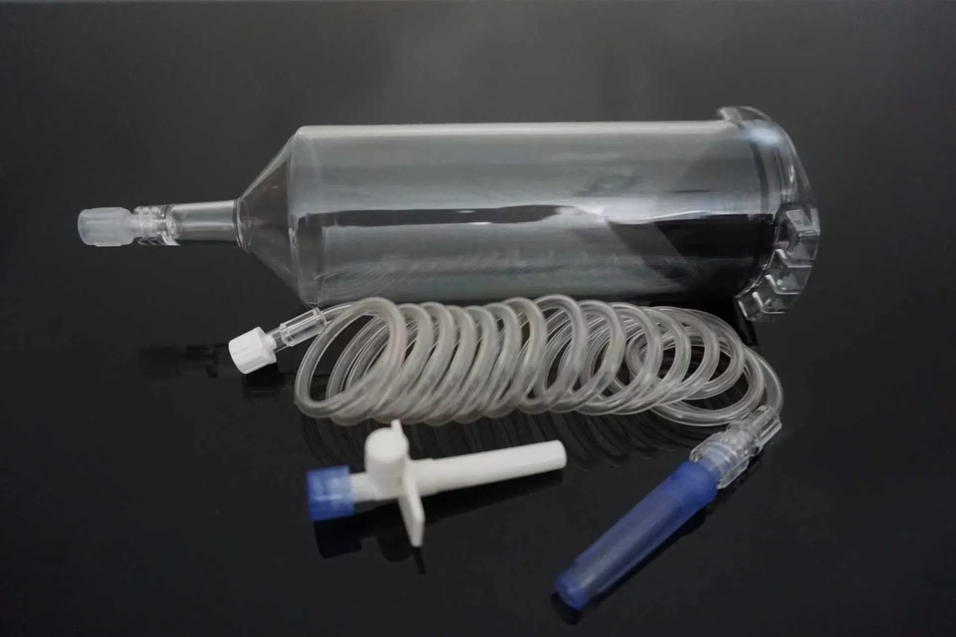 200ml Procedimentos de Imagem Médica Seringas de Plástico Transparente Descartáveis de Alta Pressão para Medron CT Dsa MRI