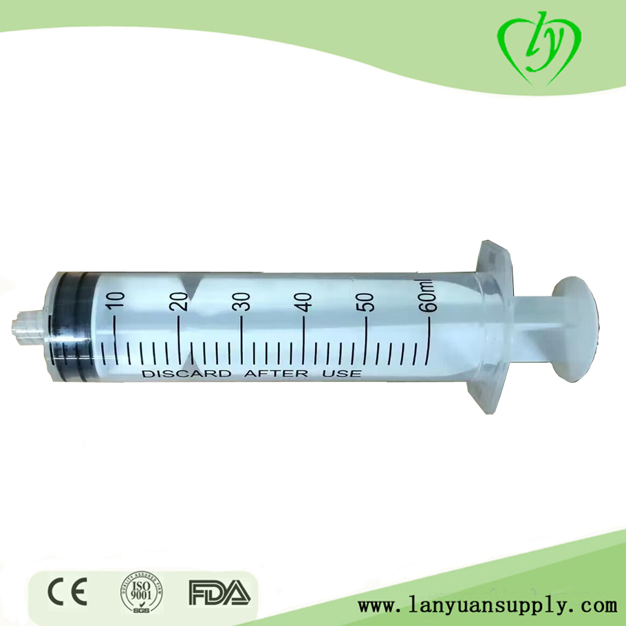 Seringa Descartável para Injetor Médico 50ml/60cc Sem ou com Agulha Hipodérmica