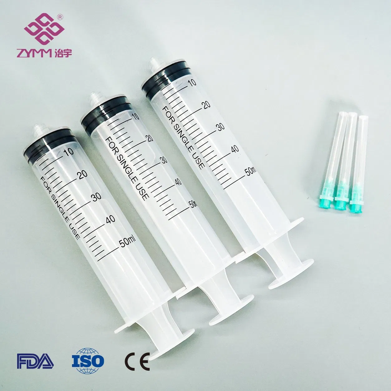 Seringa Estéril Luer Slip Direto da Fábrica para Uso em Irrigação Clínica 50ml