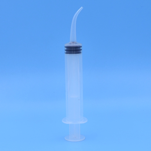 12ml Seringa de Irrigação Descartável Odontológica com Ponta Curvada para Impressão