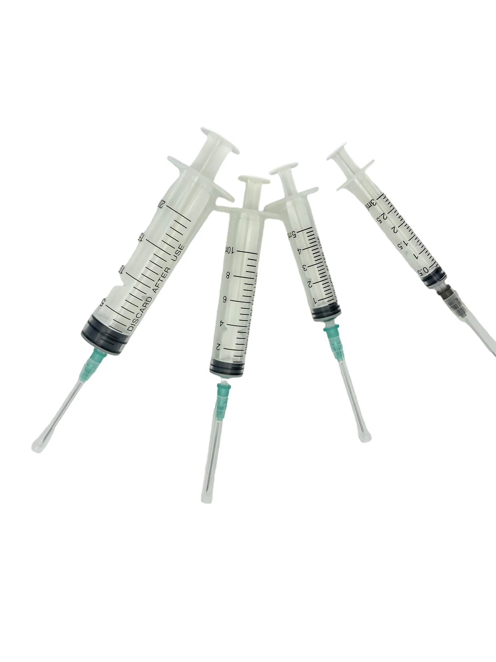 Seringa hipodérmica descartável hospitalar esterilização Eo