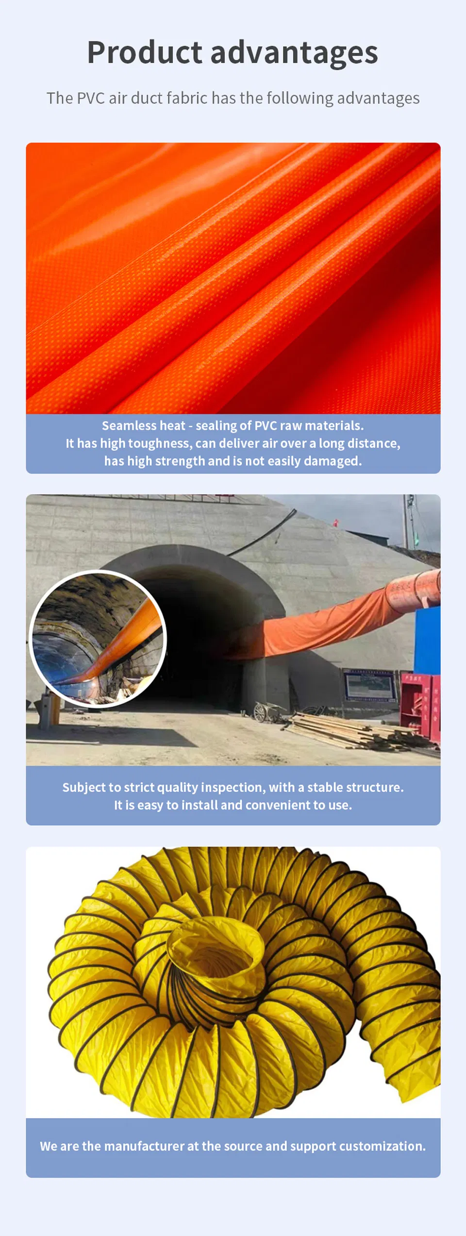 PVC Air Duct Application