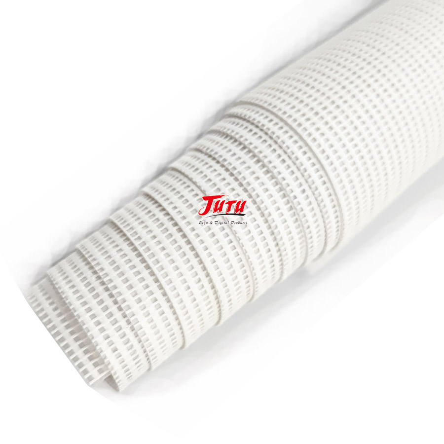 Weather-Resistant Transparent PVC Coated Mesh Fabric for Outdoor Use