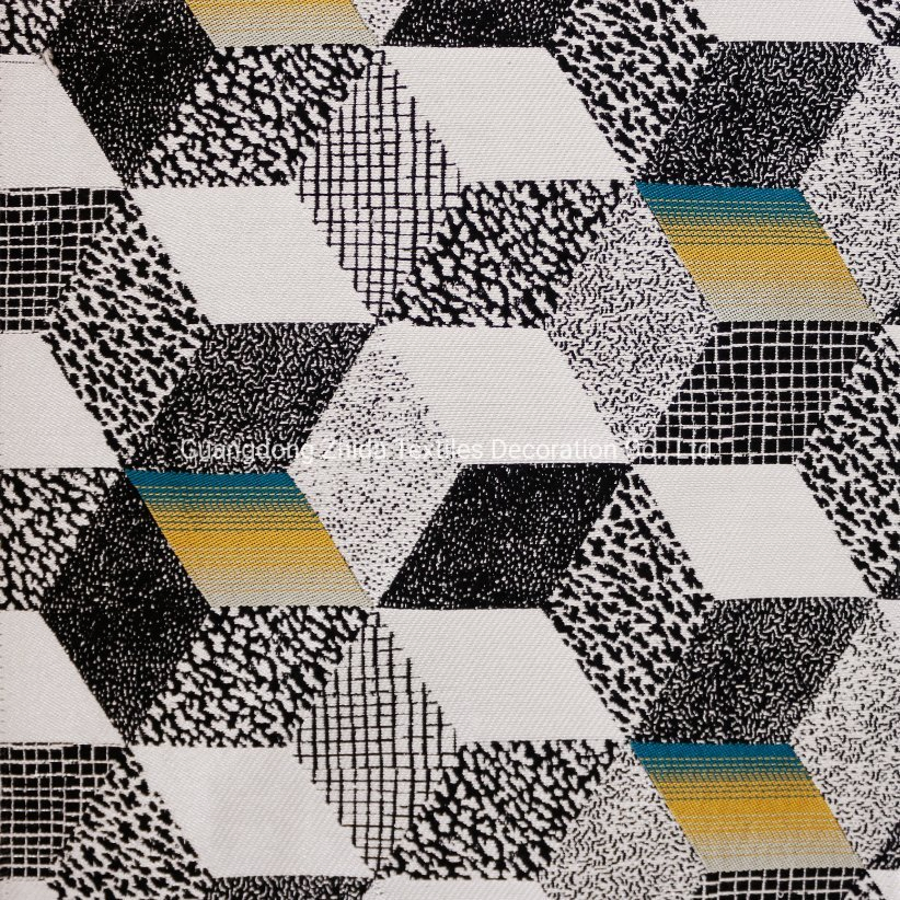 Textile Geometry Upholstery Decorative Sofa Pillow Fabric