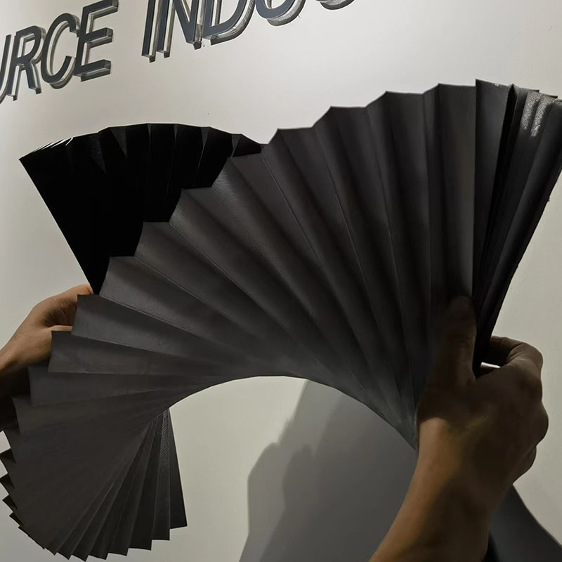 Weather Resistant Pleated Blinds Fabric for Outdoor Spaces