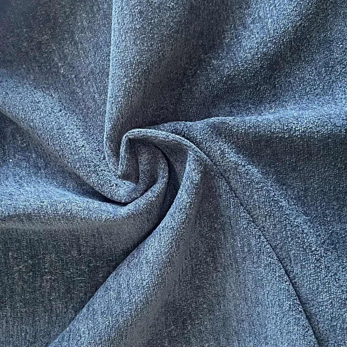 Dull Polyester Chenille Sofa Furniture Fabric for Bedding Couch Upholstery Cloth Decorative Material