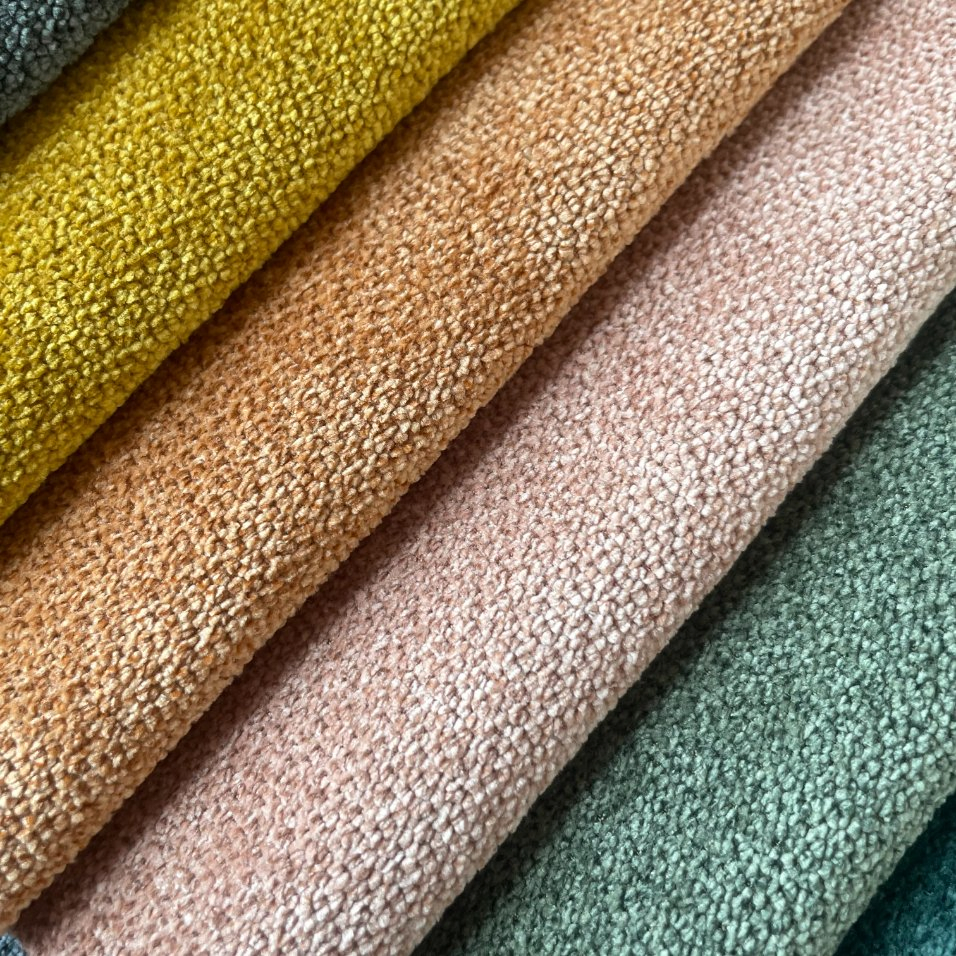 Velvet Looking Woven Sofa Fabric Upholstery Furniture Cloth Decorative Material