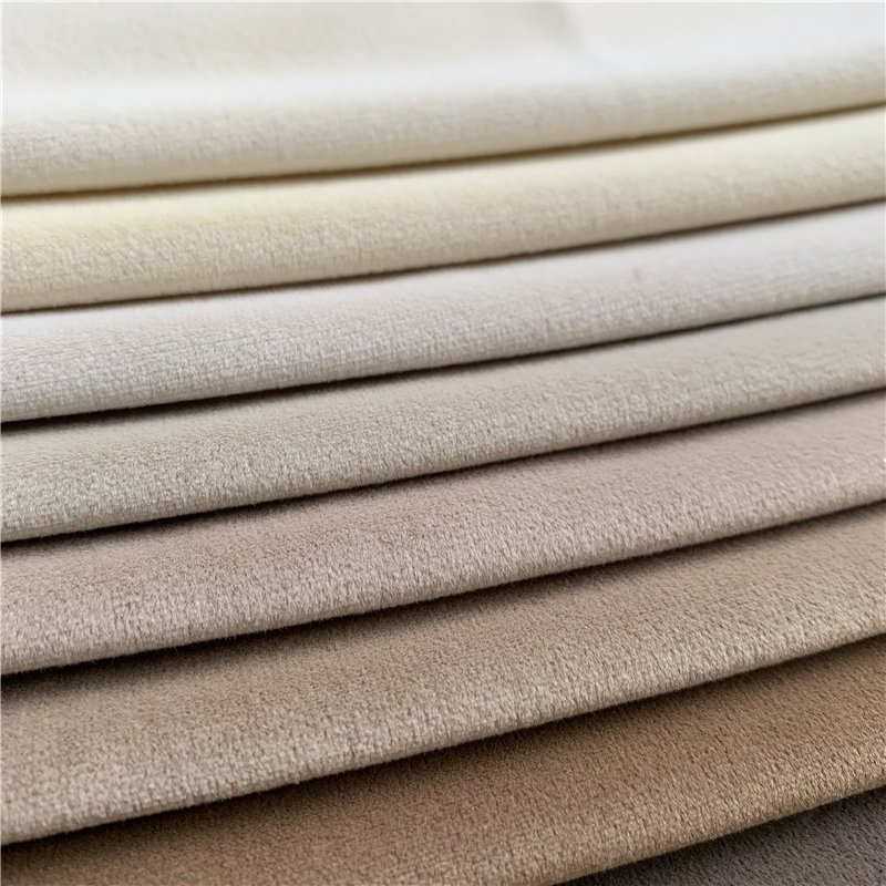 High Competitive Price Decorative Fleece Velvet Polyester Woven Fabric for Upholstery Furniture Chair Sofa Home Textile Without MOQ