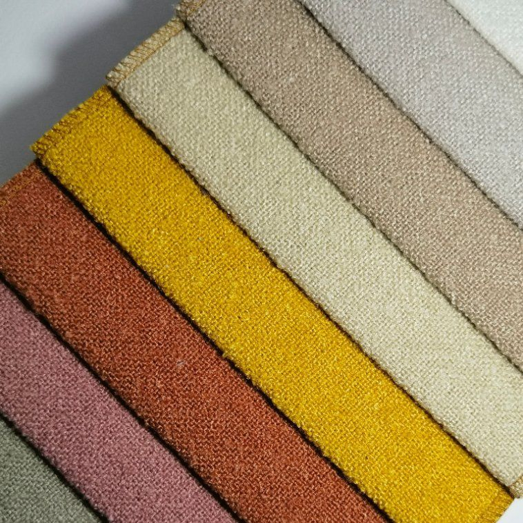Decorative Linen Look Upholstery Fabric for Sofa Furniture