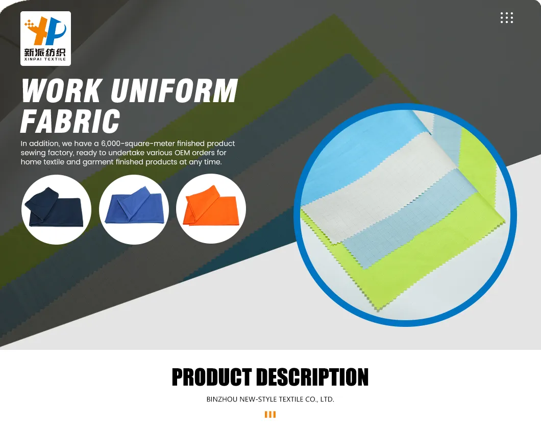 Outdoor Workwear Material 100% Cotton Fabric