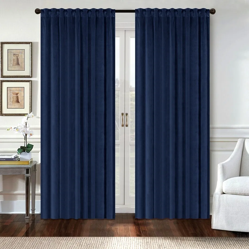 2026 Blackout Upholstery Fabric for Curtain Luxury Decorative Velvet Fabric