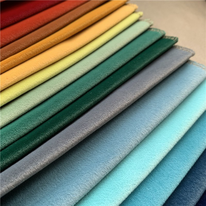 High Competitive Price Decorative Fleece Velvet Polyester Woven Fabric for Upholstery Furniture Chair Sofa Home Textile Without MOQ