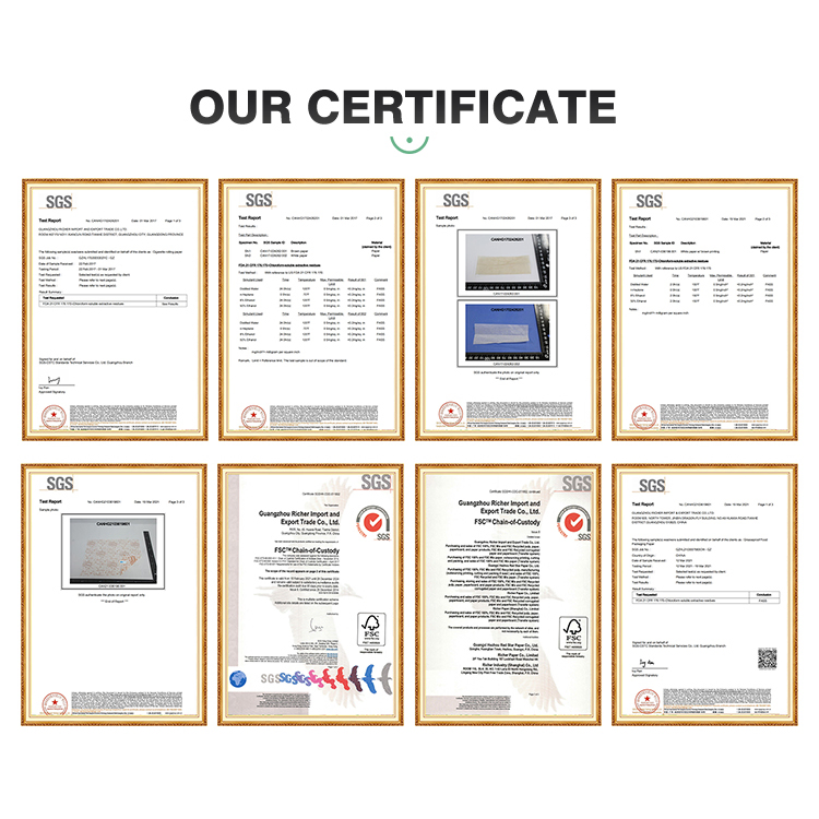 Manufacturer Customized Recycle Biodegradable FSC Eco-Friendly Glassine Paper Bag