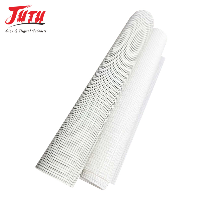 Weather-Resistant Transparent PVC Coated Mesh Fabric for Outdoor Use