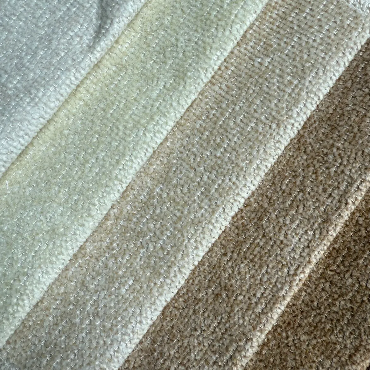 Two Tones New Polyester Plush Woven Furniture Fabric Sofa Decorative Material Upholstery Fabric