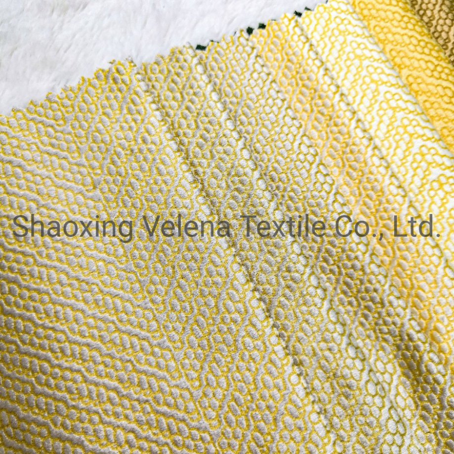 Hot Sale Polyester Holland Velvet with Gold Foil Textile Upholstery Furniture Fabric for Sofa and Curtain Decorative Fabrics
