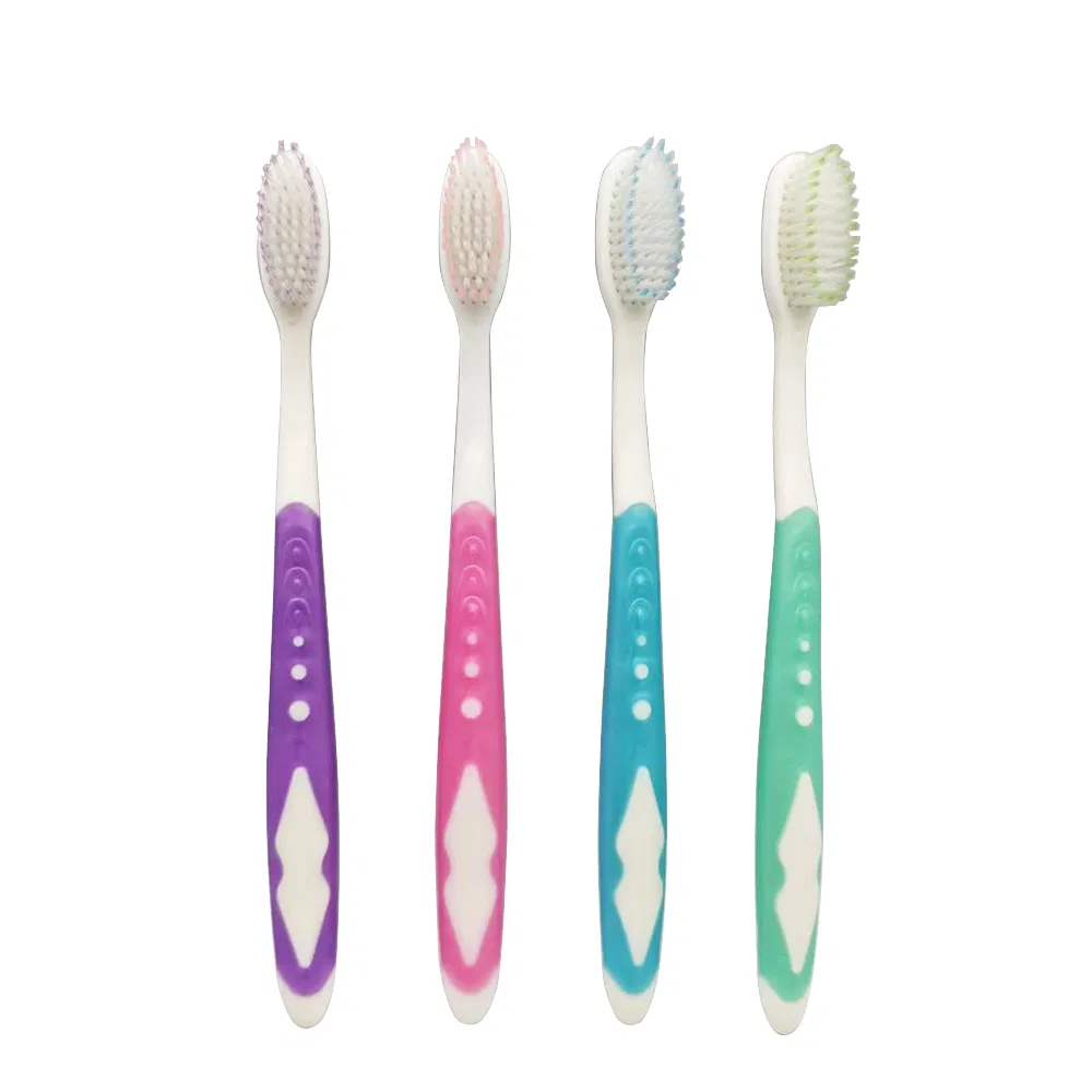 Eco-Friendly Compostable Nylon Bristles Toothbrush Plastic Handle Personalized for Adults Home Use