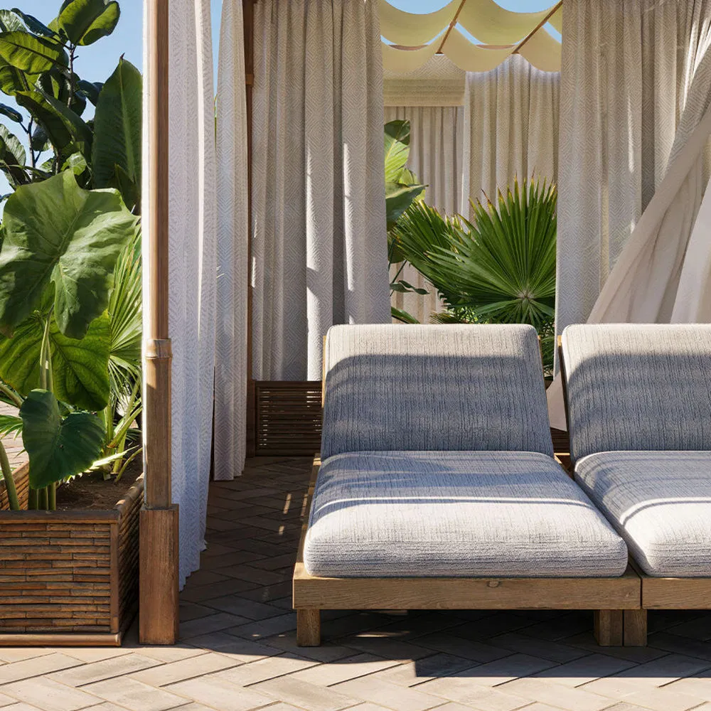 High Quality Durable Wear Firm High Colour Fastness Fade Weather Resistant Anti-Aging Parasol Garden Acrylic Outdoor Furniture Fabric Waterproof