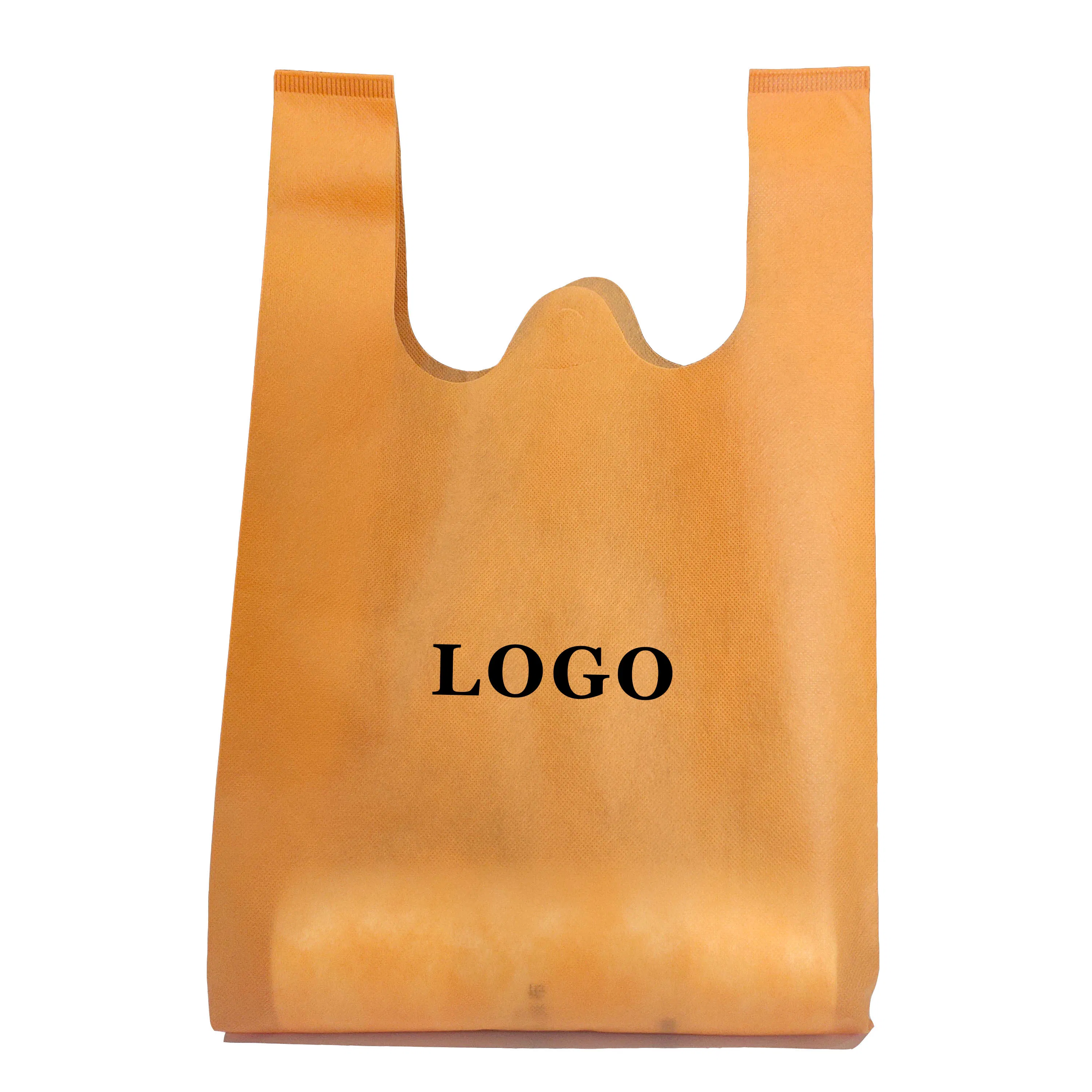 Wholesale Reusable Eco Friendly Non Woven Shopping Bag Custom Logo for Retail, Supermarket and Promotion