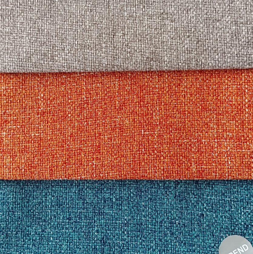 China Home Textile Upholstery Decorative 100% Polyester Curtain Sofa Furniture Cushion Plain Dyed Fabric