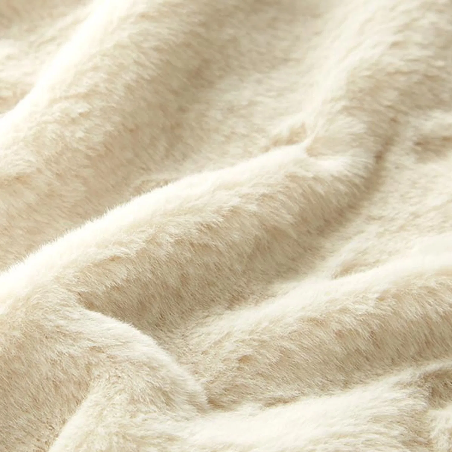 Upholstery Fabric Faux Fur Decorative Sherpa Fleece Fabric Textile in Raw Color Winter Fleece Shirt