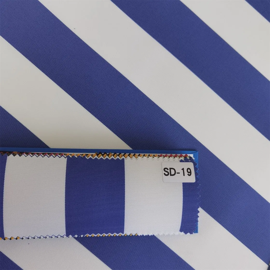 100% Solution Dyed Polyester Weather Resistant Outdoor Furniture Awning Fabric