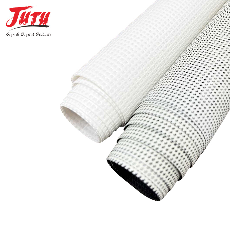 Weather-Resistant Transparent PVC Coated Mesh Fabric for Outdoor Use