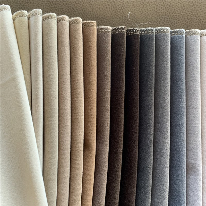 High Competitive Price Decorative Fleece Velvet Polyester Woven Fabric for Upholstery Furniture Chair Sofa Home Textile Without MOQ
