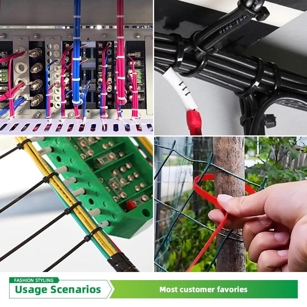 Wholesale Price Eco-Friendly CE Approved Igoto Customized Package Nylon Plastic Cable Zip Tie with High Quality