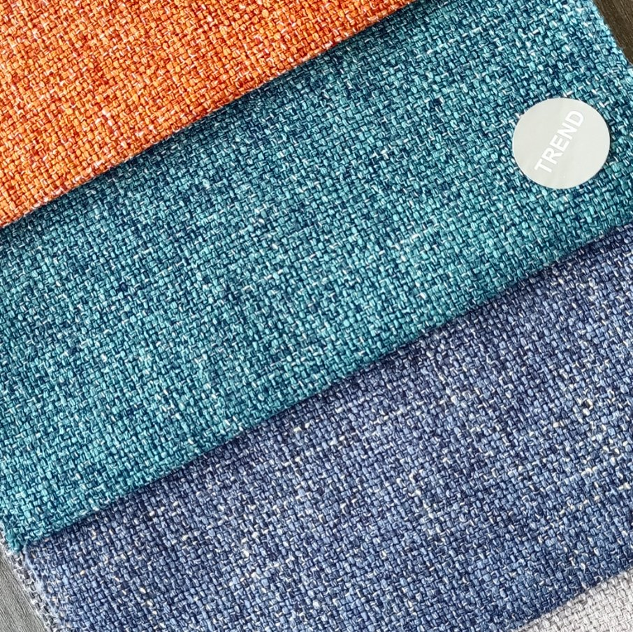 China Home Textile Upholstery Decorative 100% Polyester Curtain Sofa Furniture Cushion Plain Dyed Fabric