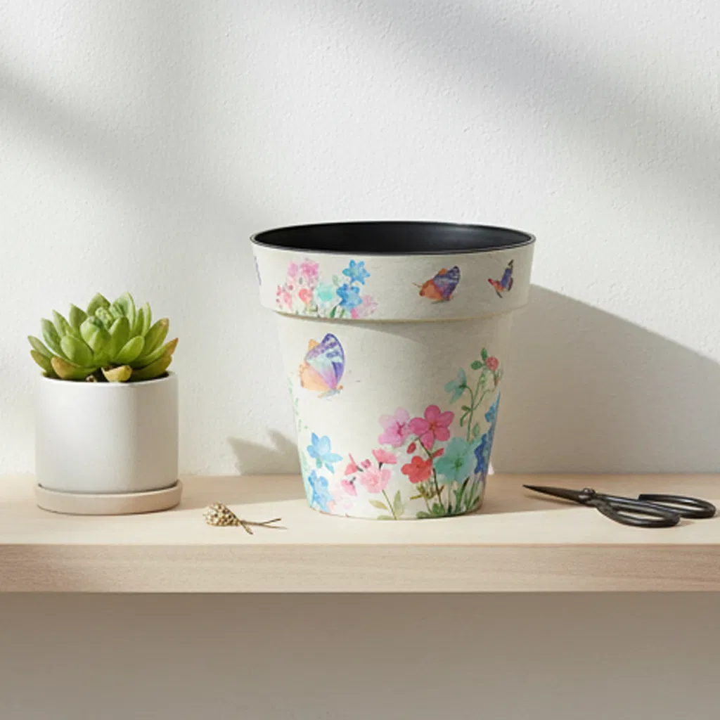 Eco-Friendly Decorative Flower Pot for Indoor and Outdoor Plant