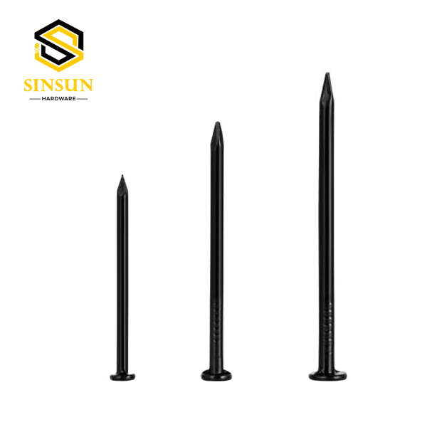 Black Concrete Nails