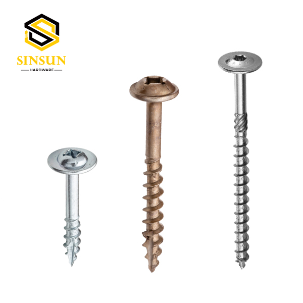 Washer head wood screws