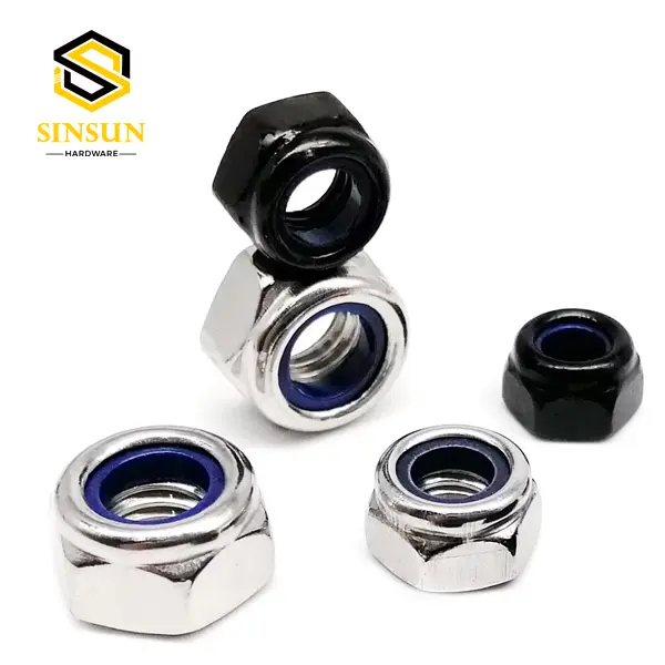 China Suppliers Factory Nyloc Nut - Reusable Locking Fasteners with Nylon Insert for Vibration Resistance