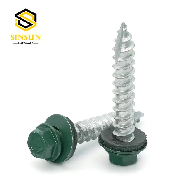 Wholesale Green Metal Roofing Screws Supplier, Exporter