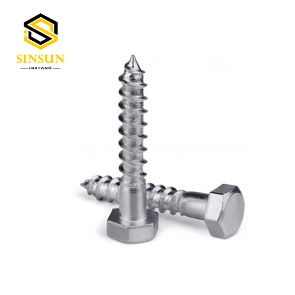 SS304/316 Stainless Steel Lag Screws