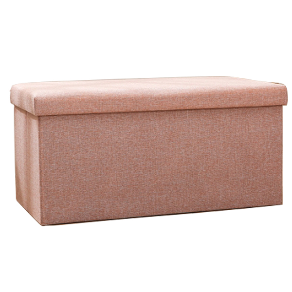 New Arrival Ottoman Folding Storage Stool Cube Bench Ottoman Fabric Storage Box for Living