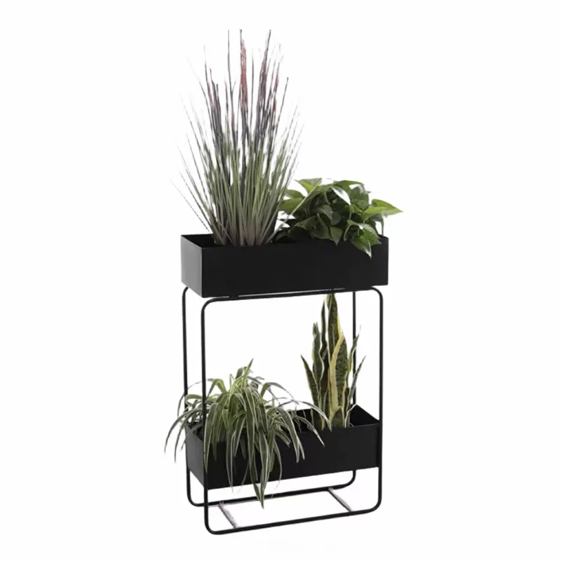 Modern Nordic Iron Bookshelf Display Stand detail view 6
