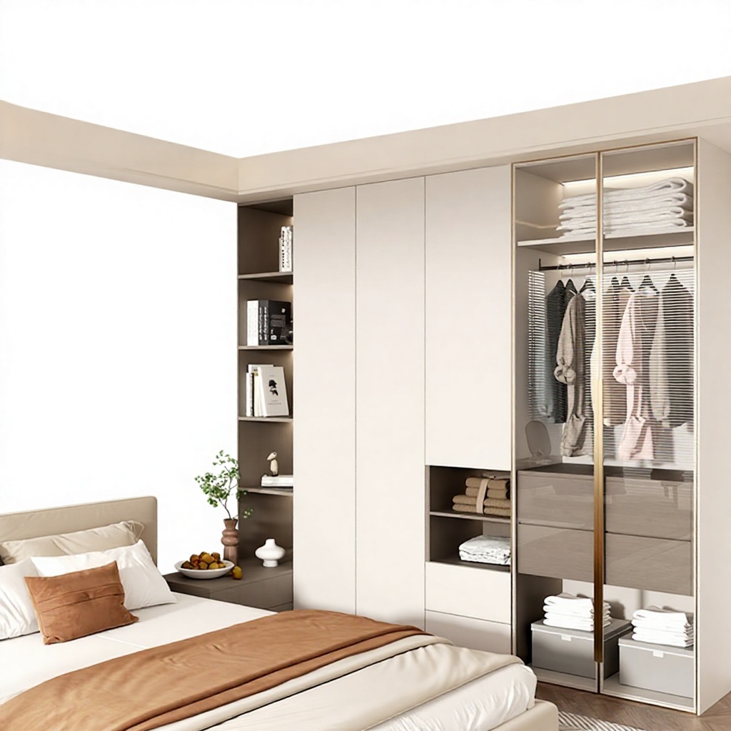 Baby Rabbit ENF-Grade Shunxin Wood Board Wardrobe Aldehyde-Removing Antibacterial Features-Mixed-Style Home Furniture Bedroom