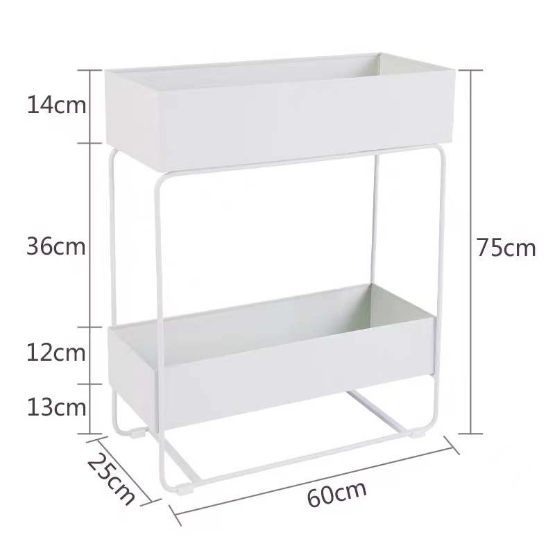 Modern Nordic Iron Bookshelf Display Stand for Home Decor