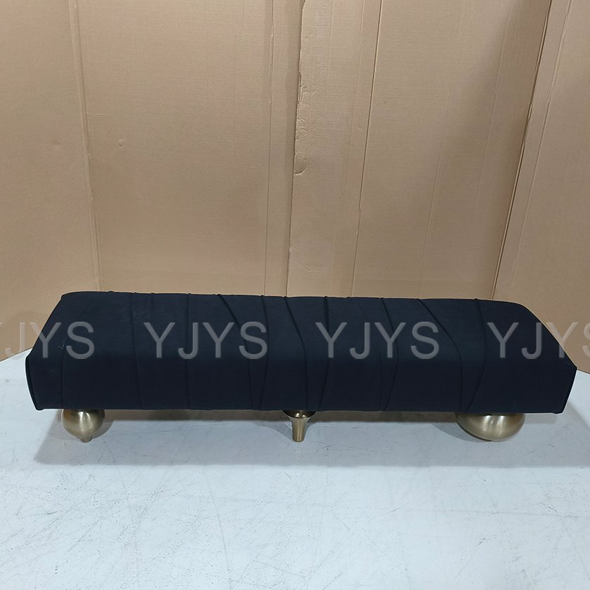Minimalist Black Entryway Bench, High-End Furniture