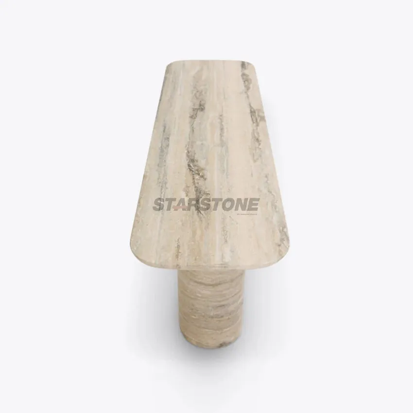 Italy Arabescato White Marble Table Detail 5