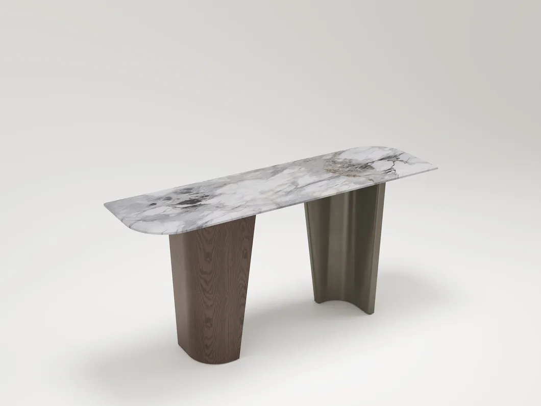 Living Room Luxury Hotel Wooden Marble Best Quality Designer Console Table