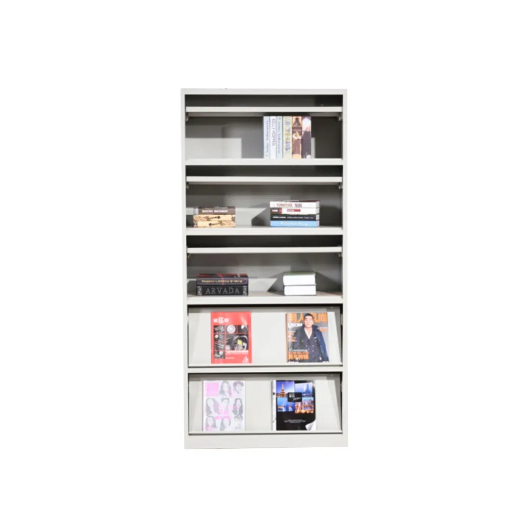 Display Stand Metal Newspaper Shelf Steel Book Storage Rack