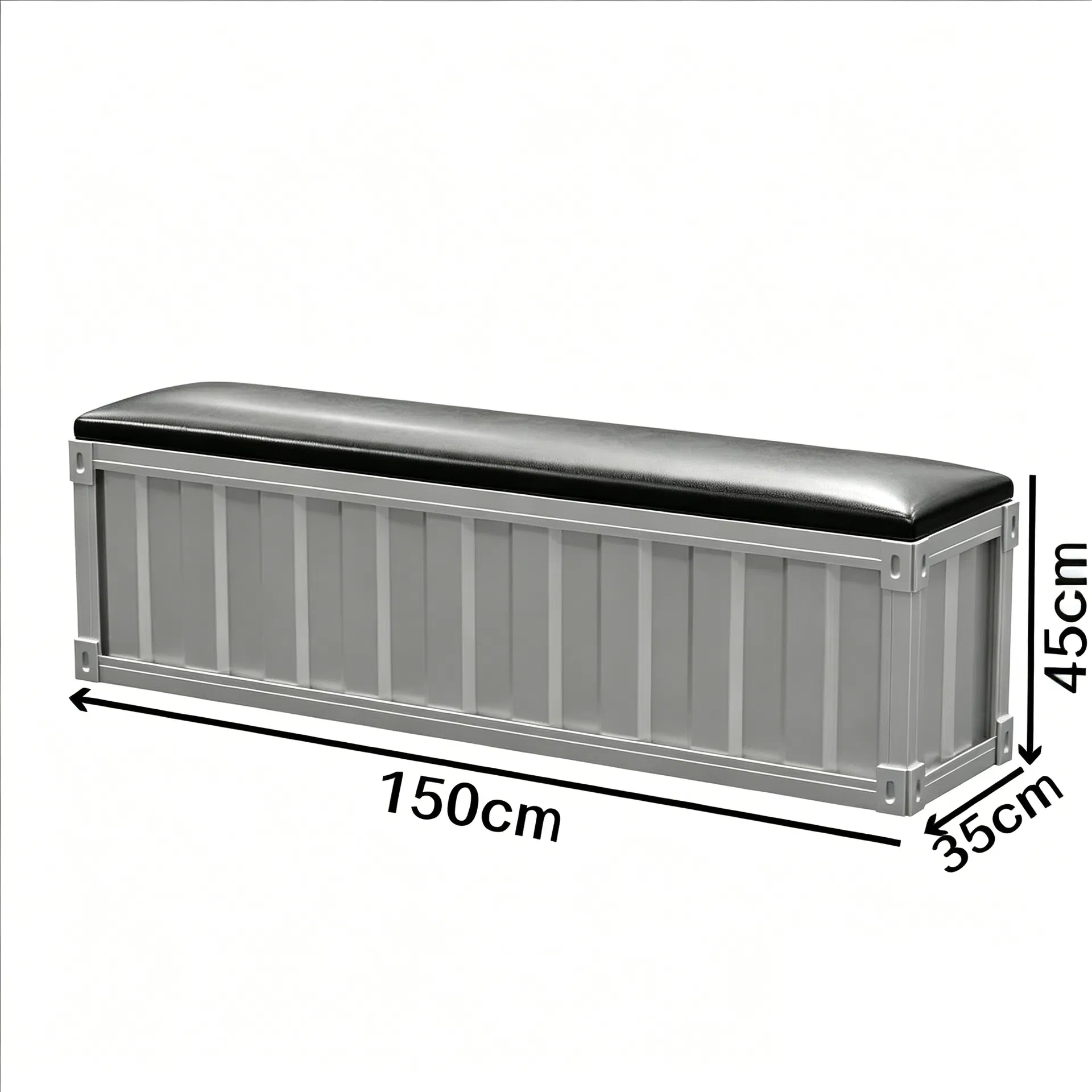 Industrial Style Home Entryway Shoe Bench with Soft Iron Seat and Storage for Hallway Sofa for Apartment or Hotel