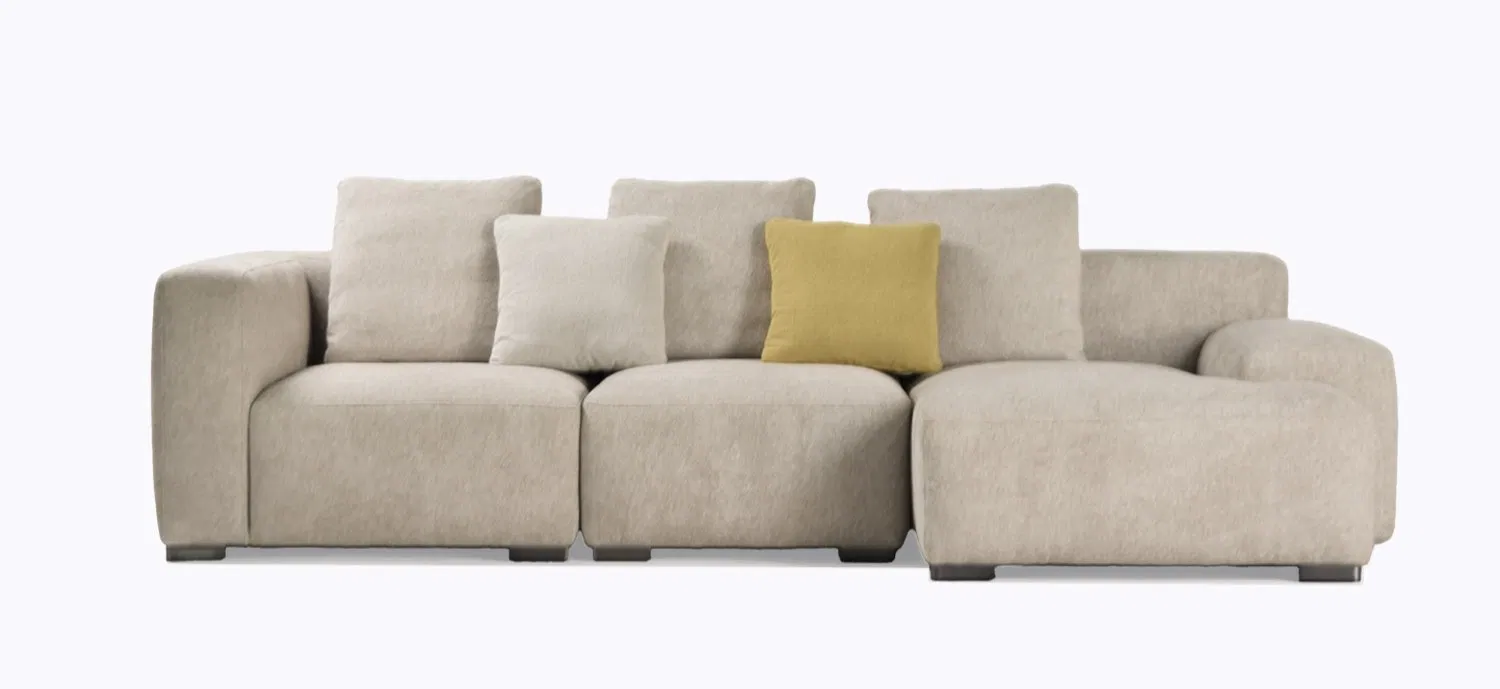 Best Commercial Modern Sectional Fabric Sofa for Villas