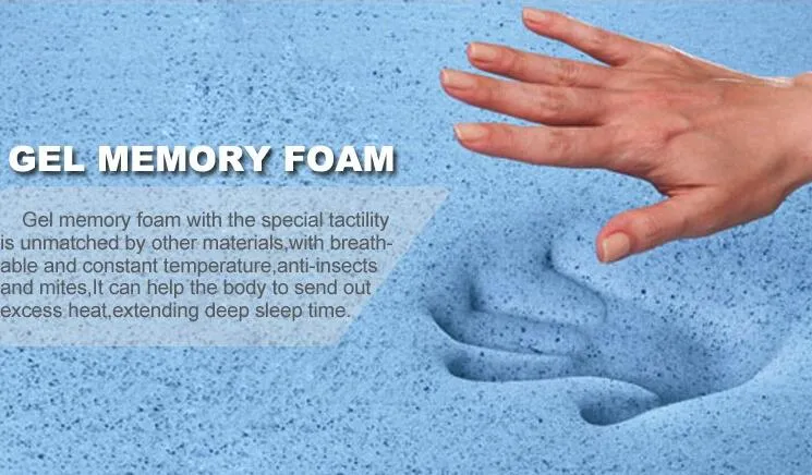 13 Inch Vacuum Roll up Packing Wholesale Queen King Size Memory Foam Pocket Spring Mattress in a Box